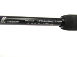 Abu Garcia Ike Series MIKES66-6 6'6" Medium Heavy - Used Spinning Rod