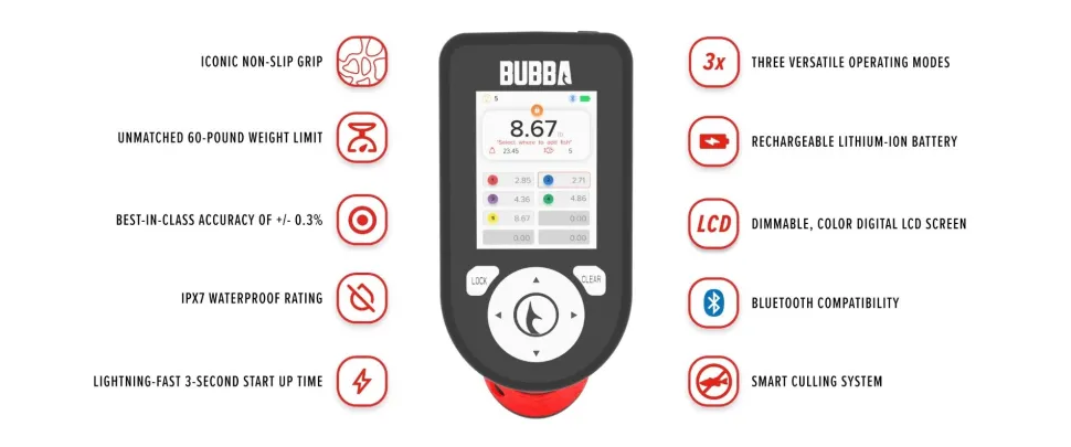 Bubba Pro Series Smart Fish Scale