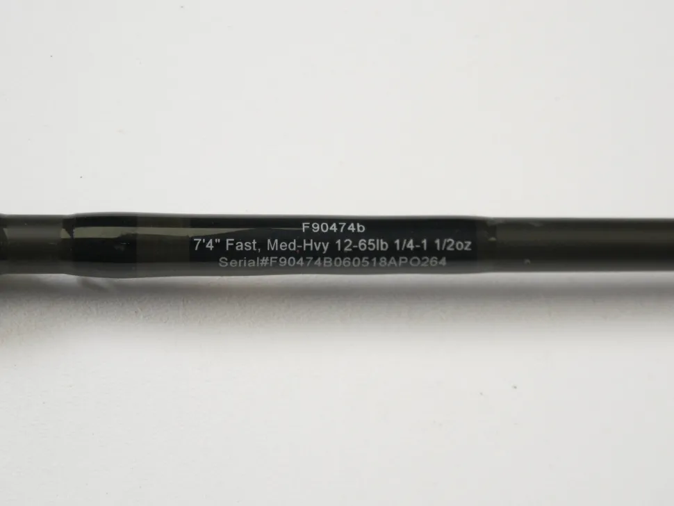 Cashion F90474b 7'4" Medium Heavy - Used Casting Rod - Very Good Condi