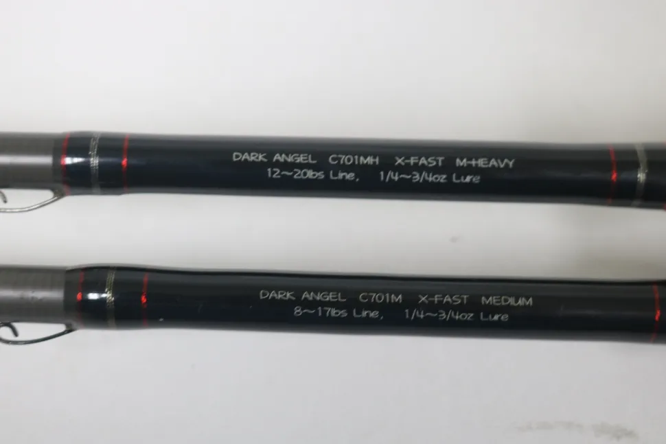 Damiki Dark Angel C701MH and C701M Casting Rods - Used - Good Conditio