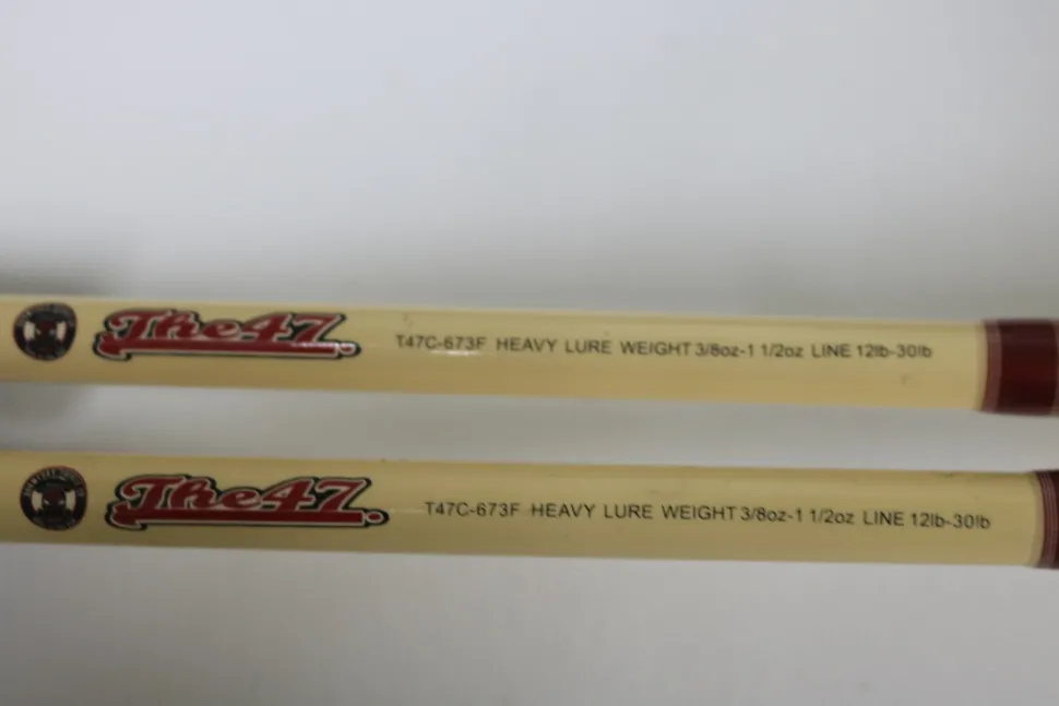 Doomsday The47 T47C-673F and T47C-673F Casting Rods - Used - Fair Cond