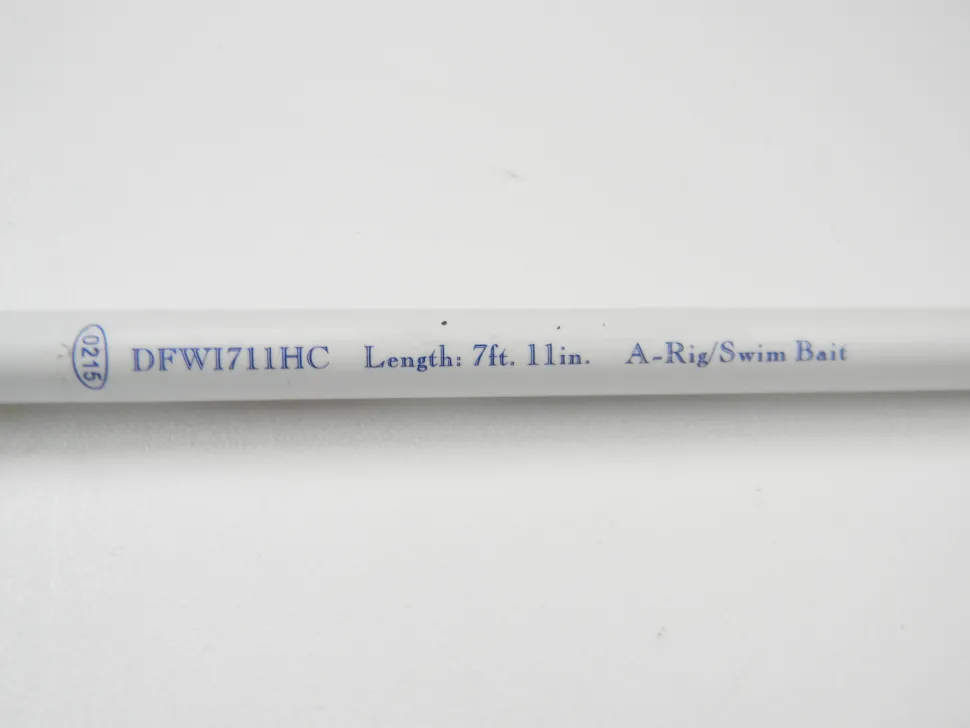 Duckett White Ice DFWI711HC Byron Velvick 7'11" Heavy A-Rig/Swimbait -