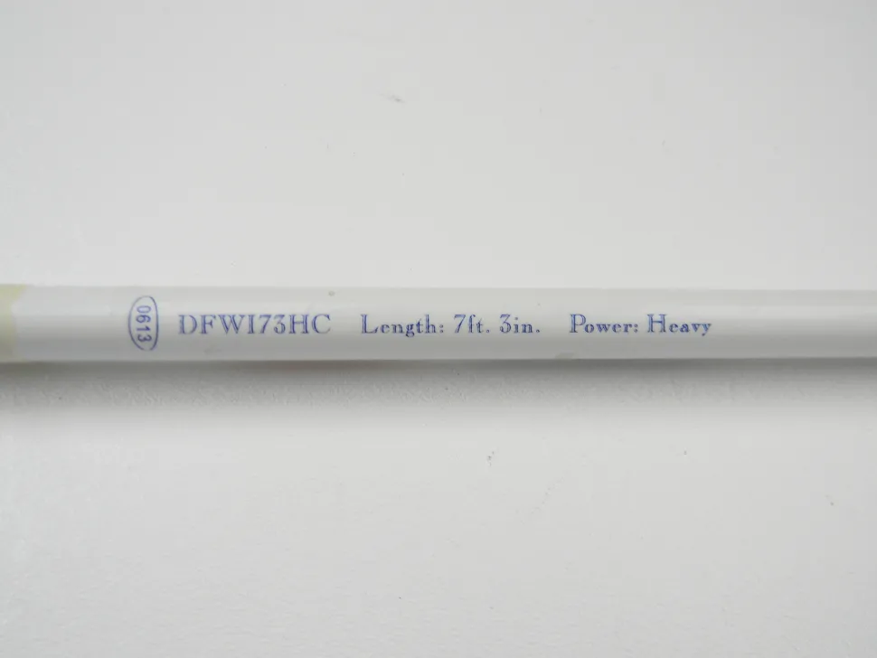Duckett White Ice DFWI73HC Pete Ponds 7'3" Heavy - Used Casting Rod -