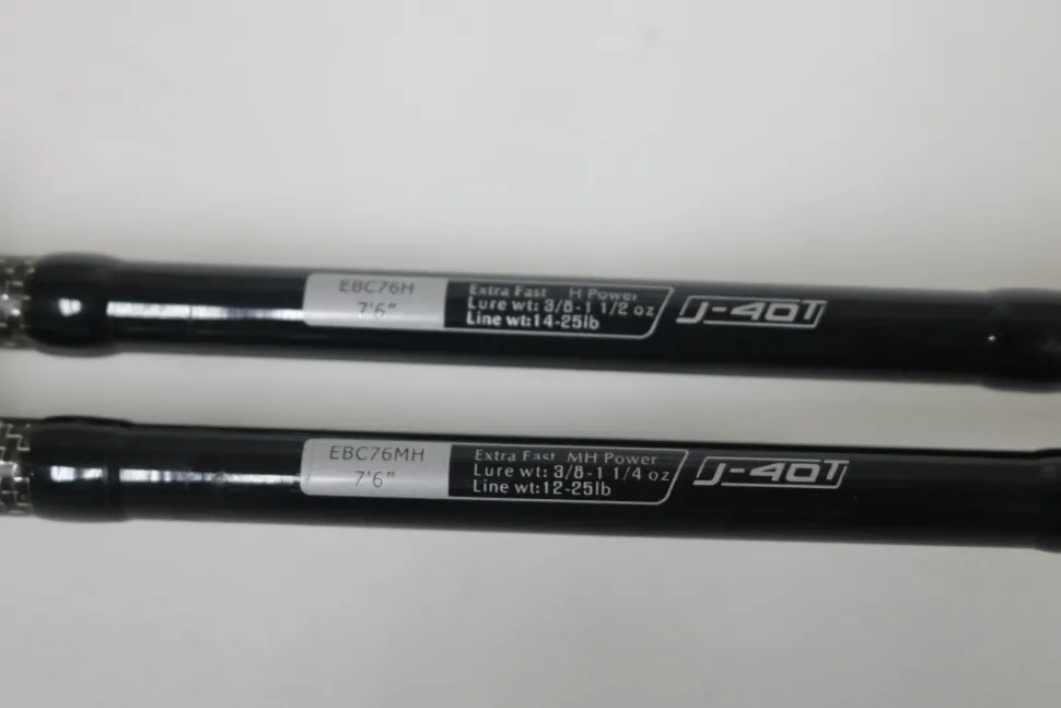 13 Envy Black EBC76H and EBC76MH Casting rod - Used - Fair Condition
