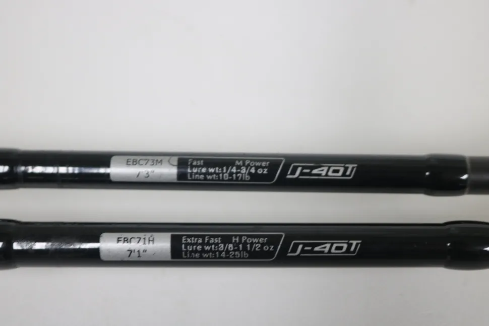 13 Envy Black EBC73M and EBC71H Casting rod - Used - Fair Condition