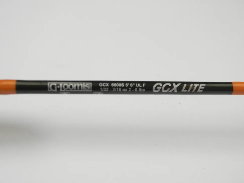 G. Loomis GCX Lite 6600S 5'6" Ultra Light - Used Spinning Rod - Excell