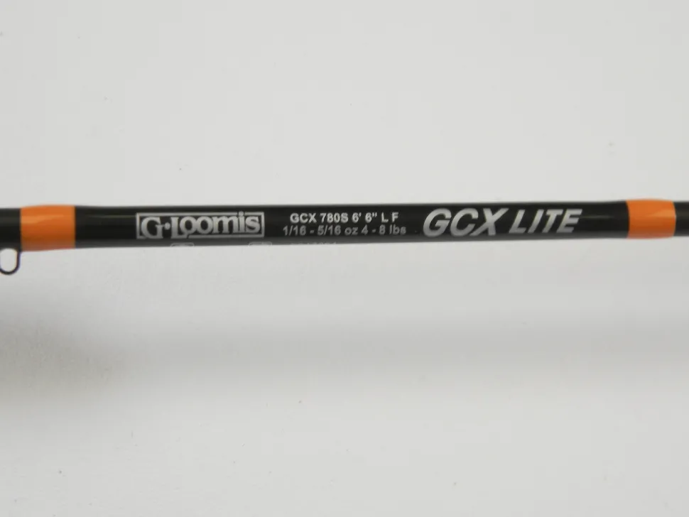 G. Loomis GCX Lite 780S 6'6" Light - Used Spinning Rod - Excellent Con