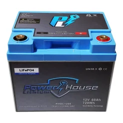 Powerhouse Lithium Deep Cycle Battery 12V 60AH
