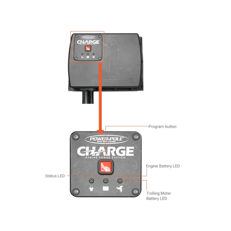 Power-Pole Charge Marine Power Manager Smart Charger | CH-500W