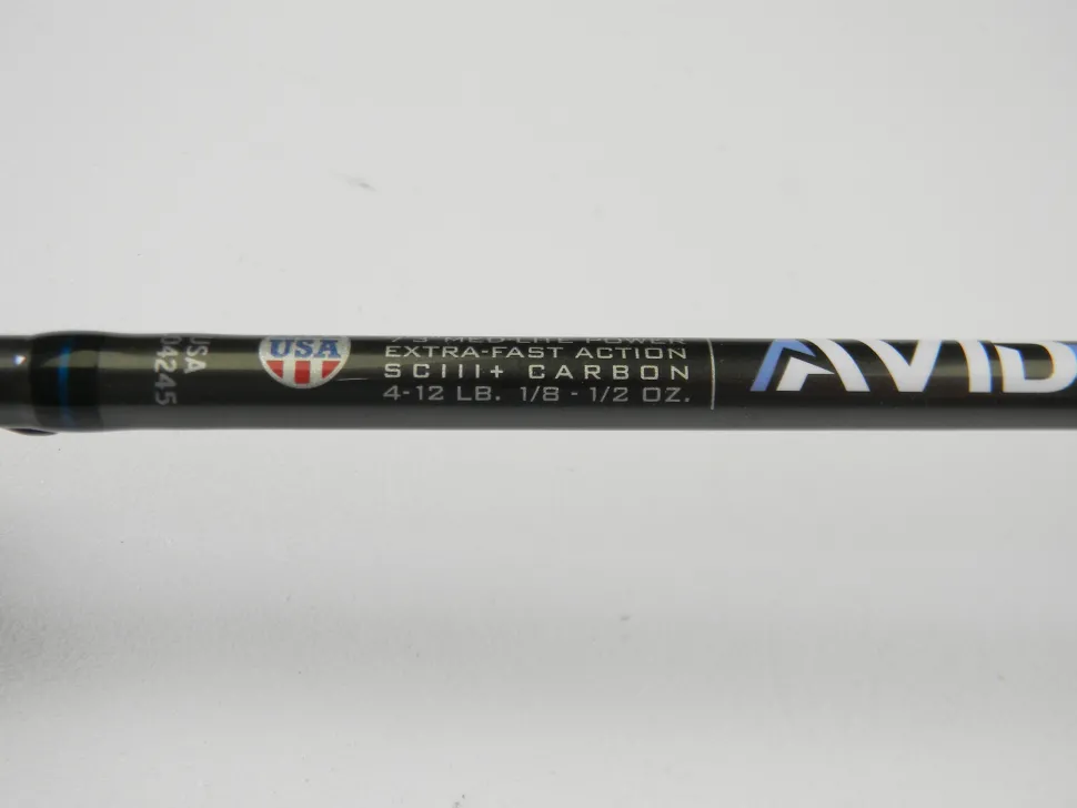 St. Croix Avid ASPS73MLXF 7'3" Medium Light - Used Spinning Rod - Exce