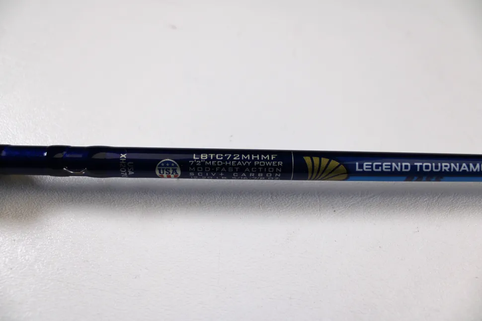 St. Croix Legend Tournament Bass LBTC72MHMF Finesse Carbon Cranker 7'2