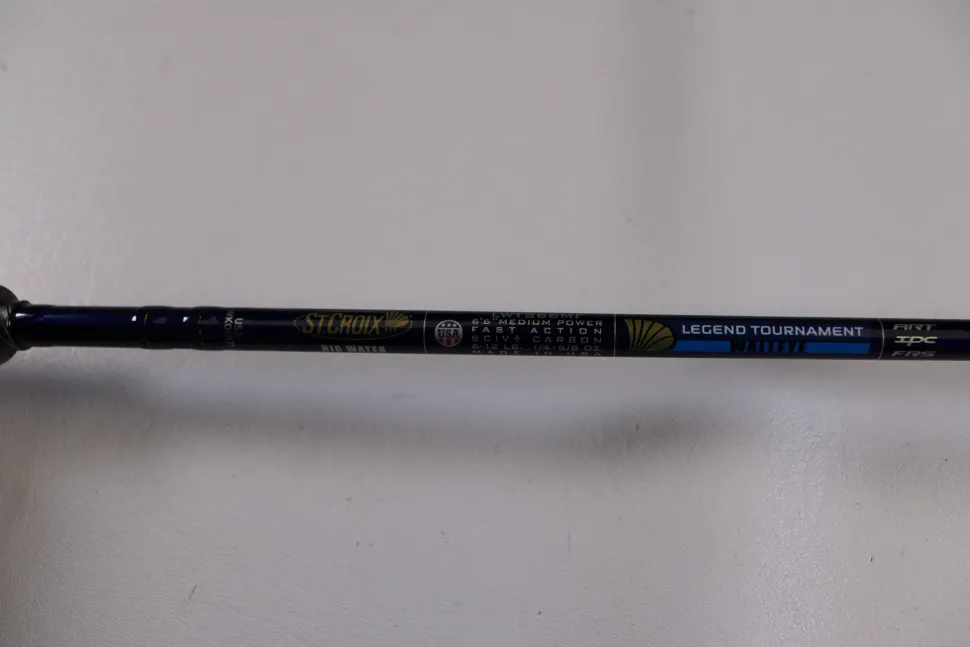 St. Croix Legend Tournament Walleye LWTS66MF - Used Spinning Rod - Exc