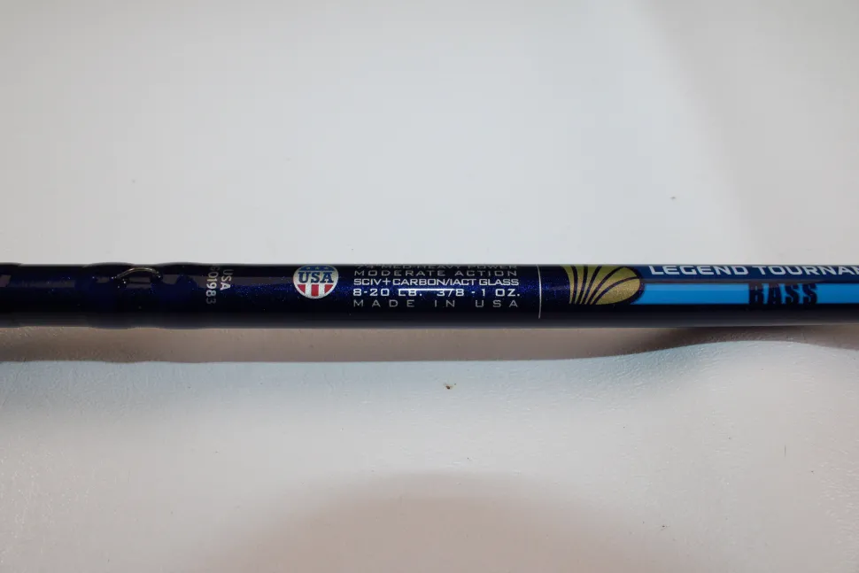 St. Croix Legend Tournament Bass LBTC74MHM Power Glass Cranker 7'4" Me