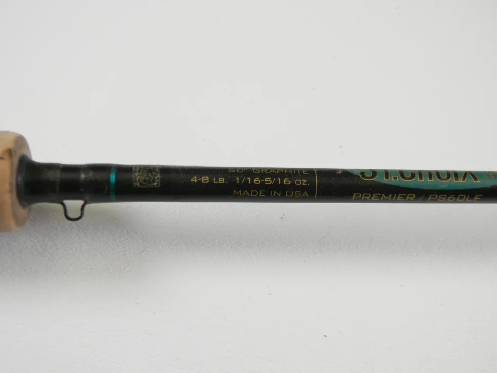 St. Croix Premier PS60LF 6'0" Light - Used Spinning Rod - Good Conditi