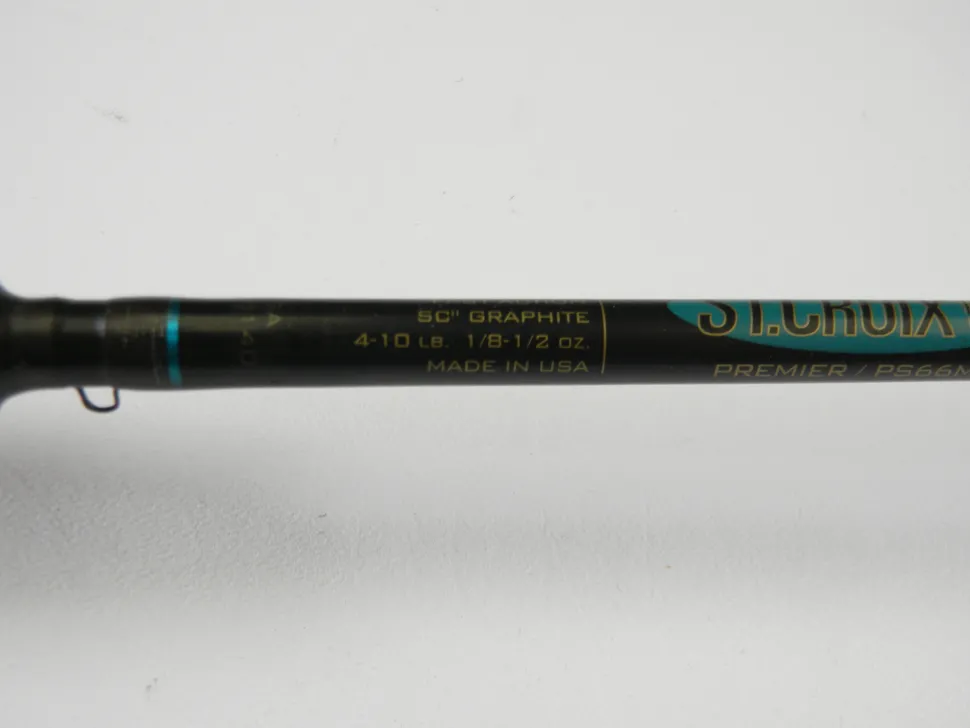 St. Croix Premier PS66MLF 6'6" Medium Light - Used Spinning Rod - Good