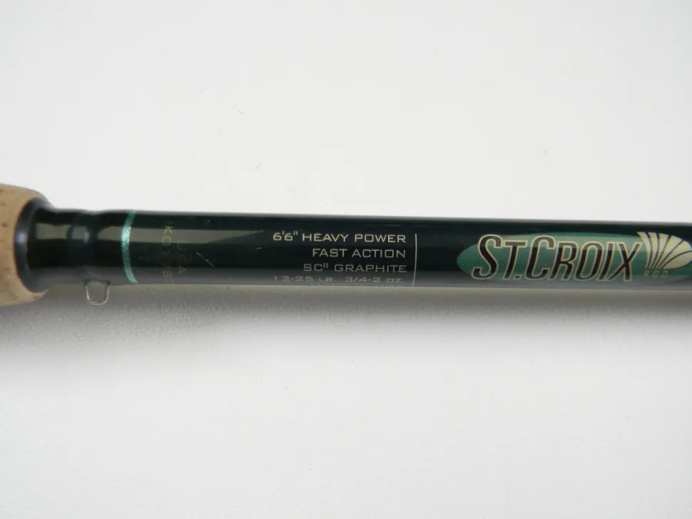 St. Croix Tidemaster TIC66HF 6'6" Heavy - Used Casting Rod - Excellent