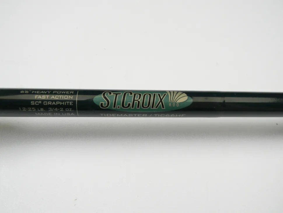 St. Croix Tidemaster TIC66HF 6'6" Heavy - Used Casting Rod - Excellent