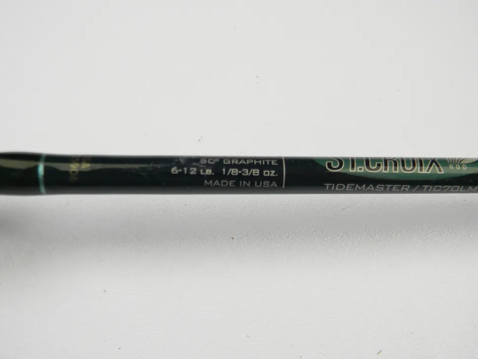 St. Croix Tidemaster TIC70LM 7'0" Light - Used Casting Rod - Excellent