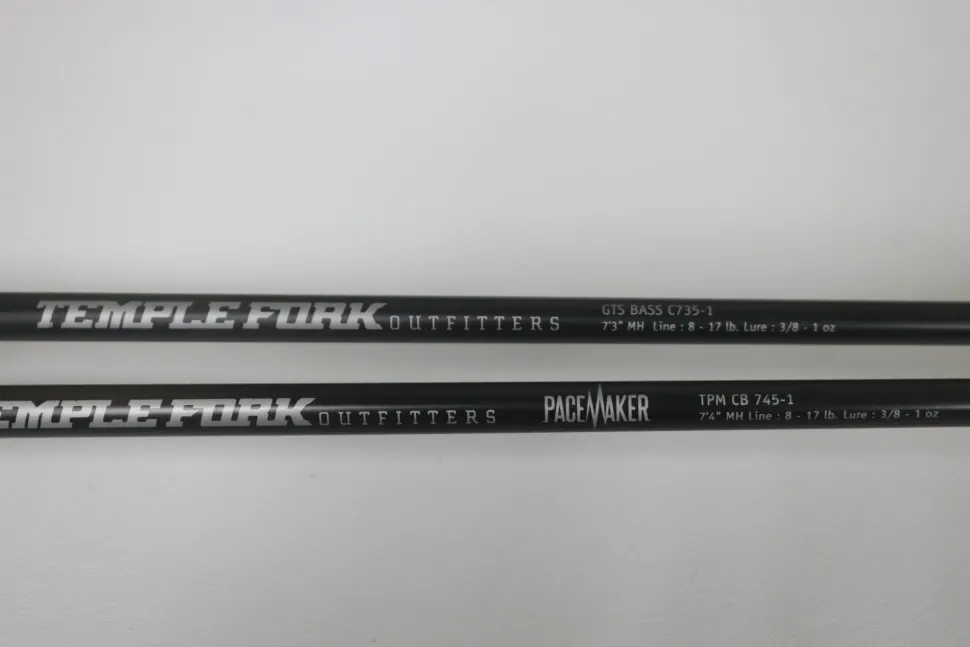 Temple Fork GTS Bass C735-1 and TPM CB 745-1 Casting Rods - Used - Goo