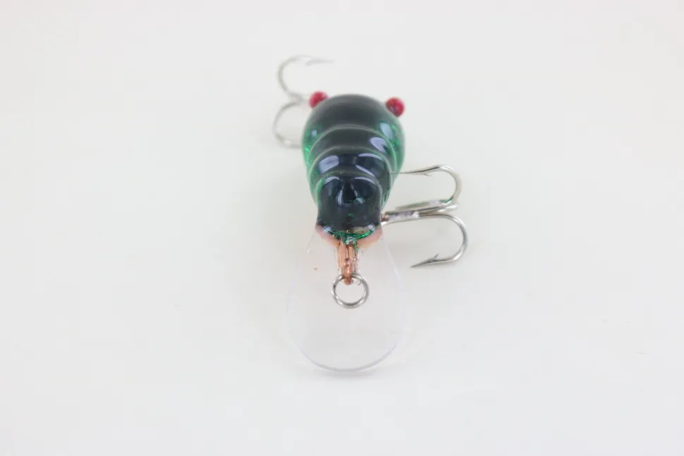 WE Baits Red Eye Craw Green Foil